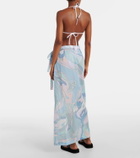 Pucci Printed cotton muslin beach cover-up