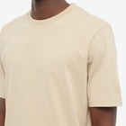 Folk Men's Contrast Sleeve T-Shirt in Sand