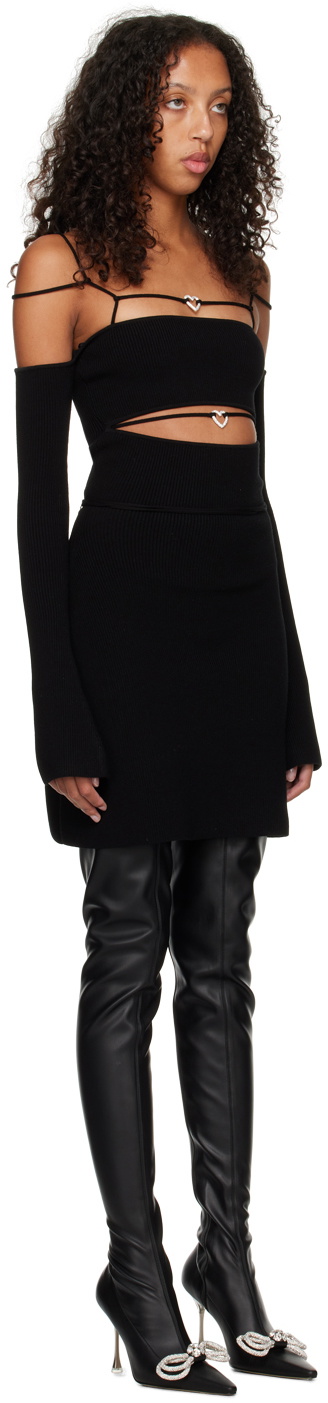 MACH & MACH Black Stormi Minidress