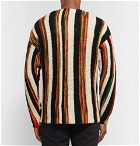 The Elder Statesman - Rola Rasta Striped Cashmere Sweater - Black