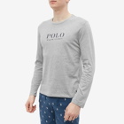 Polo Ralph Lauren Men's Long Sleeve Logo Lounge T-Shirt in Andover Heather
