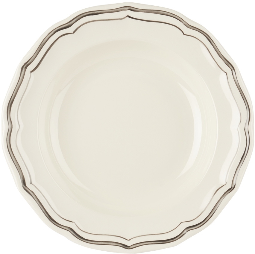 Mario Luca Giusti Off-White Miranda Soup Bowl Set, 6 pcs