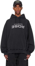 Martine Rose Black Classic Hoodie