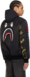 BAPE Black Shark MA-1 Bomber Jacket