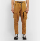 Nike - ACG Tapered Cotton-Blend Twill Cargo Trousers - Neutrals