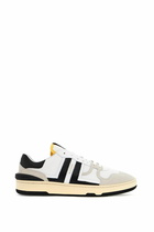 LANVIN 'mesh and leather clay sneakers with White