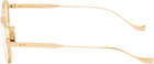 Cutler and Gross Gold Lansdowne 1431 Square Optical Glasses