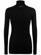 BALENCIAGA - Seamless Fitted Cotton Sweater