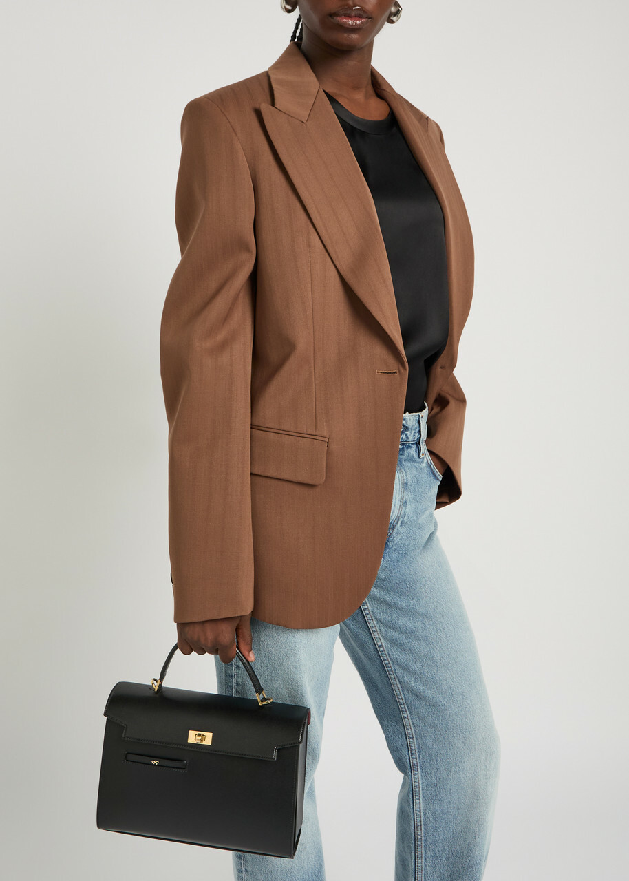 Anya Hindmarch Mortimer Leather top Handle bag - Black - One Size