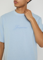 Jacquemus Le Tshirt Pigmento Cotton T-shirt Blue