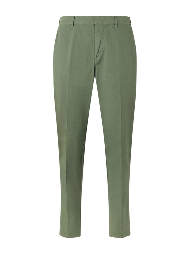 Photo: Altea - Dumbo Tapered Cotton-Blend Gabardine Trousers - Green