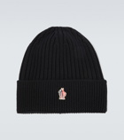 Moncler Grenoble Logo wool beanie