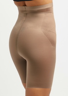 Spanx Thinstincts 2.0 High-Waist Mid-Thigh Shorts Brown