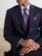 Canali - Wool-Blend Twill Suit Jacket - Blue