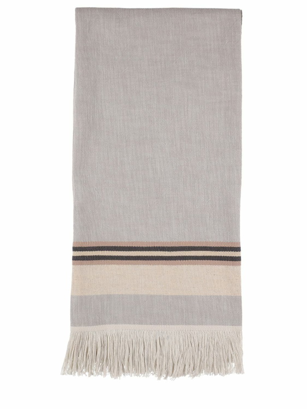 Photo: BRUNELLO CUCINELLI - Cotton & Linen Blanket