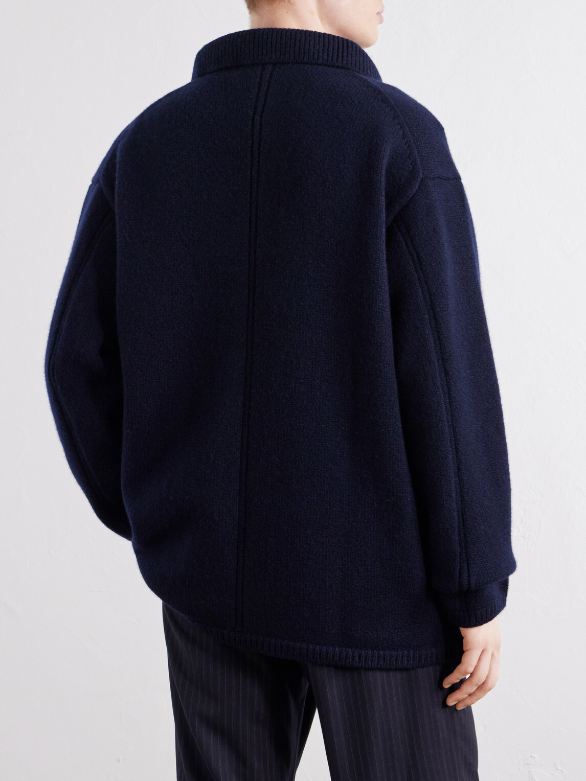 Inis Meáin - Wool and Cashmere-Blend Cardigan - Blue