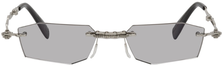 Photo: Kuboraum Silver H40 Sunglasses