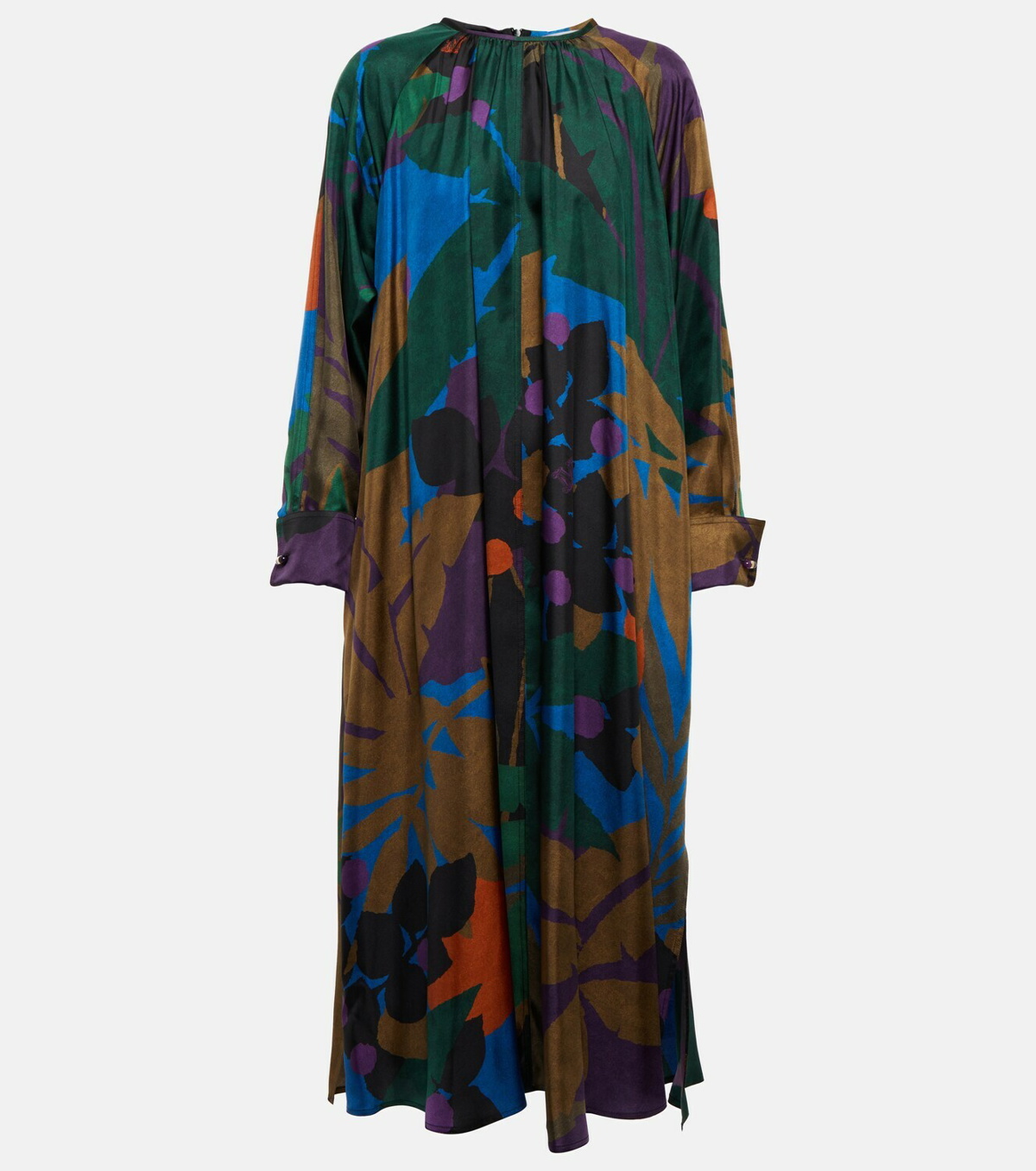 Rimmel Printed Silk Shirt Dress in Multicoloured - Max Mara