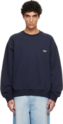 Solid Homme Navy Back Logo Sweatshirt