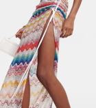 Missoni Mare Zig Zag ruched beach cover-up