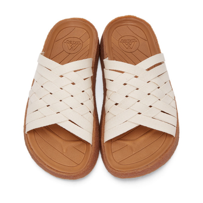 Malibu Sandals Off-White and Tan Hemp Zuma Sandals Malibu Sandals