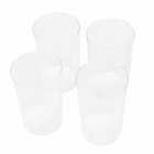 HAY Angle Glass Medium - Set of 4 in Clear 