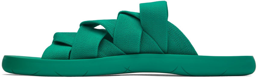 Bottega Veneta Green Plat Sandals Bottega Veneta display picture 1