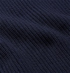 NANAMICA - Ribbed-Knit Sweater - Blue