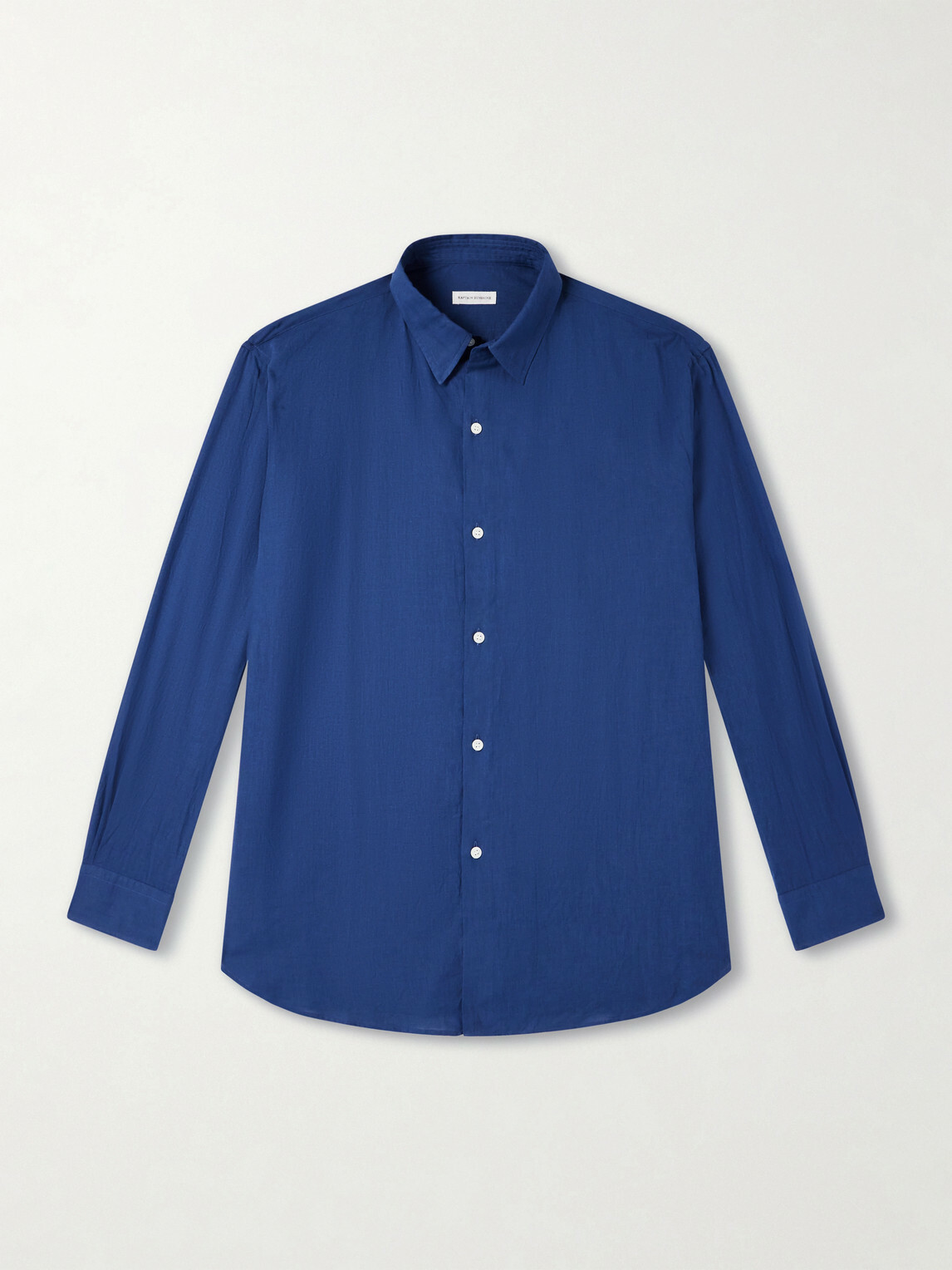 Kaptain Sunshine - Cotton Shirt - Blue