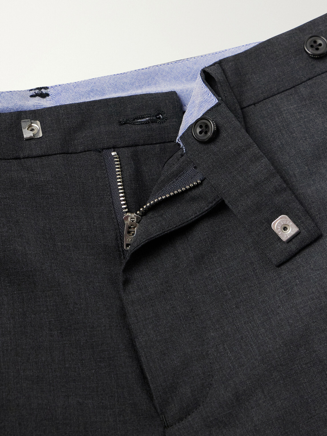 Beams Plus - Ivy Straight-Leg Woven Suit Trousers - Gray