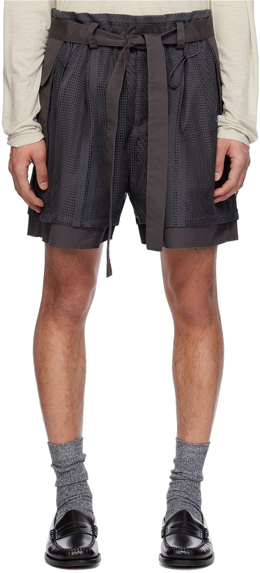 Photo: F/CE.® Gray Layered Shorts