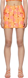 OMIGHTY Orange Blossom Miniskirt