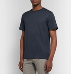 Incotex - nanamica Slim-Fit COOLMAX Cotton-Blend Jersey T-Shirt - Midnight blue