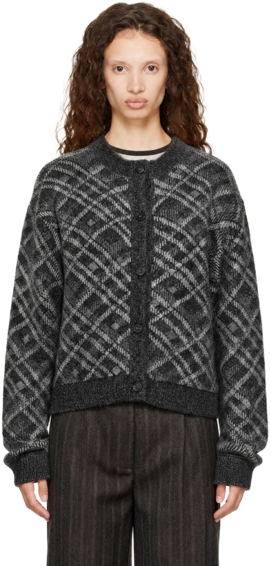 Photo: mfpen Gray Round Neck Cardigan