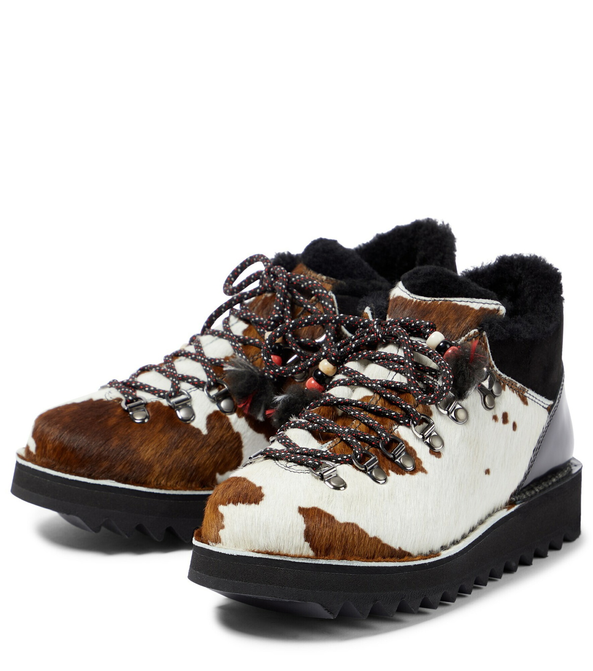 Alanui - Capri leather platform sneakers
