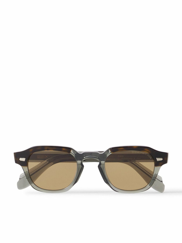 Photo: Cutler and Gross - Round-Frame Acetate and Silver-Tone Sunglasses