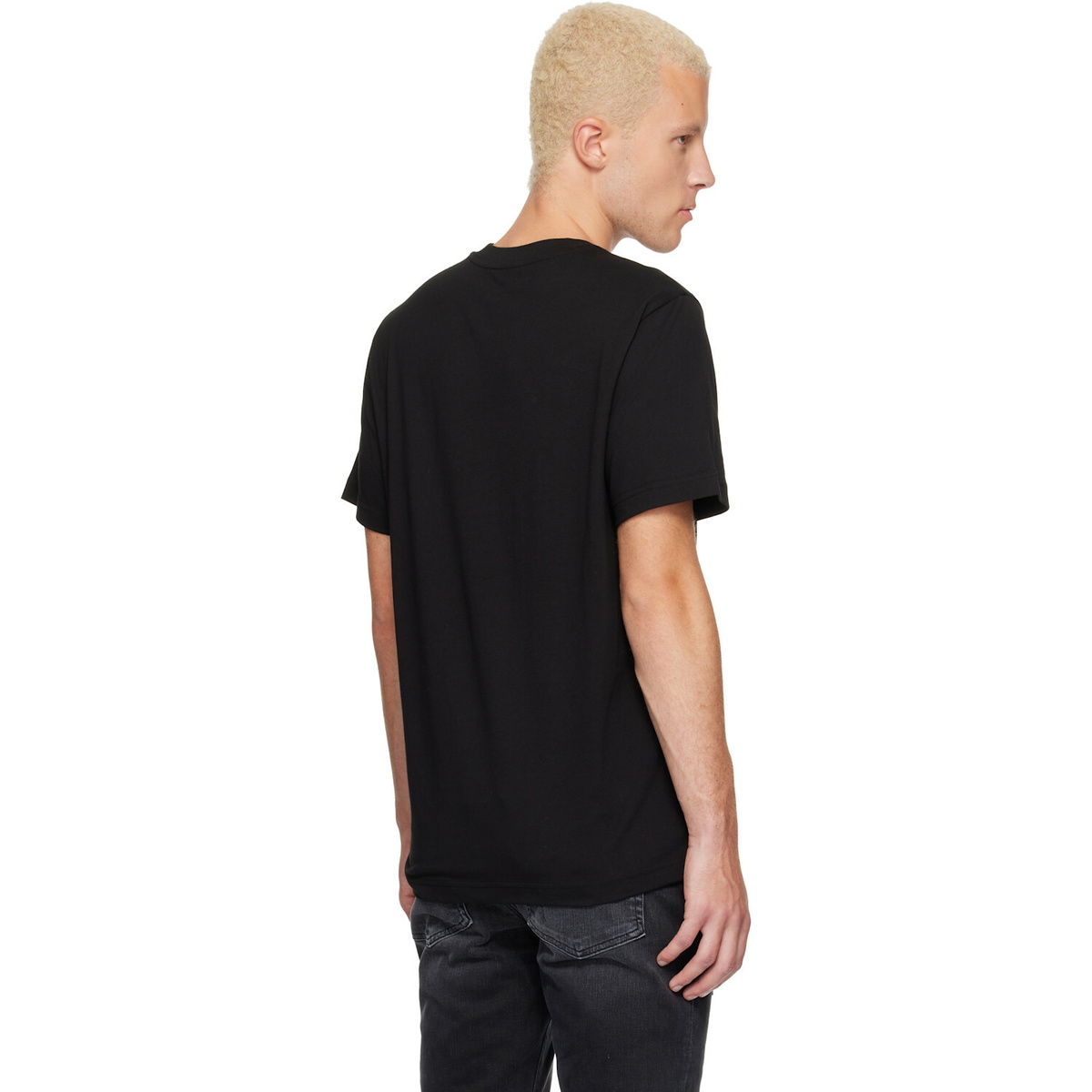 Moncler Black Logo Cotton Jersey T-Shirt