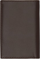 COMME des GARÇONS WALLETS Brown Classic Group Card Holder