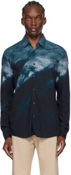 Hugo Blue Printed Shirt