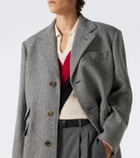 Valentino Herringbone virgin wool coat