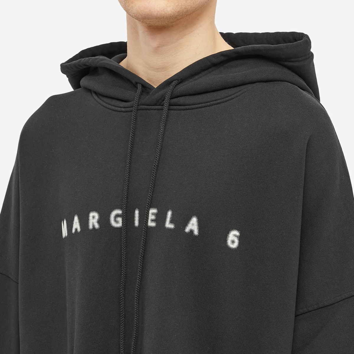 Maison Margiela Men's Heavyweight Hoody in Black Maison Margiela