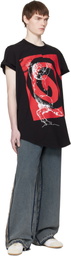 Vivienne Westwood Black Swirl Longline T-shirt
