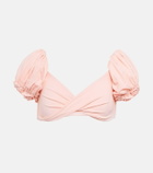 Giambattista Valli - Puff-sleeve bikini top