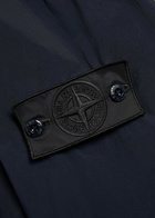 Stone Island Ghost Hooded Nylon Parka Jacket Navy