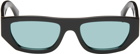 Gucci Black Rectangular Sunglasses