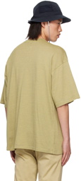 nanamica Yellow Micro Stripe T-Shirt