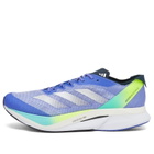 Adidas Running Men's Adidas Adizero Boston 12 Sneaker in Blue/Zero/Lemon