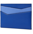 Loewe - Puzzle Full-Grain Leather Cardholder - Blue