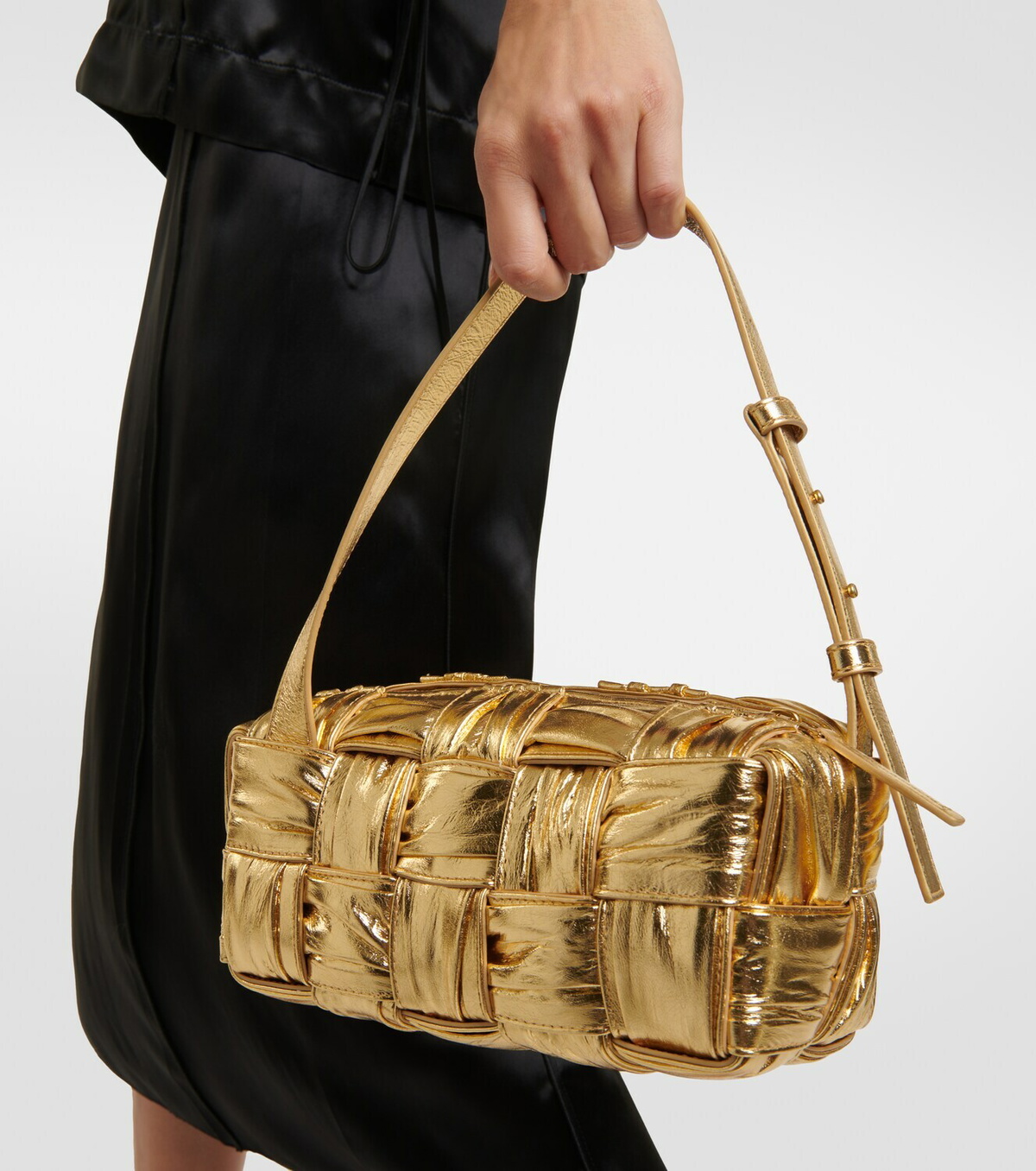 Bottega Veneta Brick Cassette Small leather shoulder bag Bottega