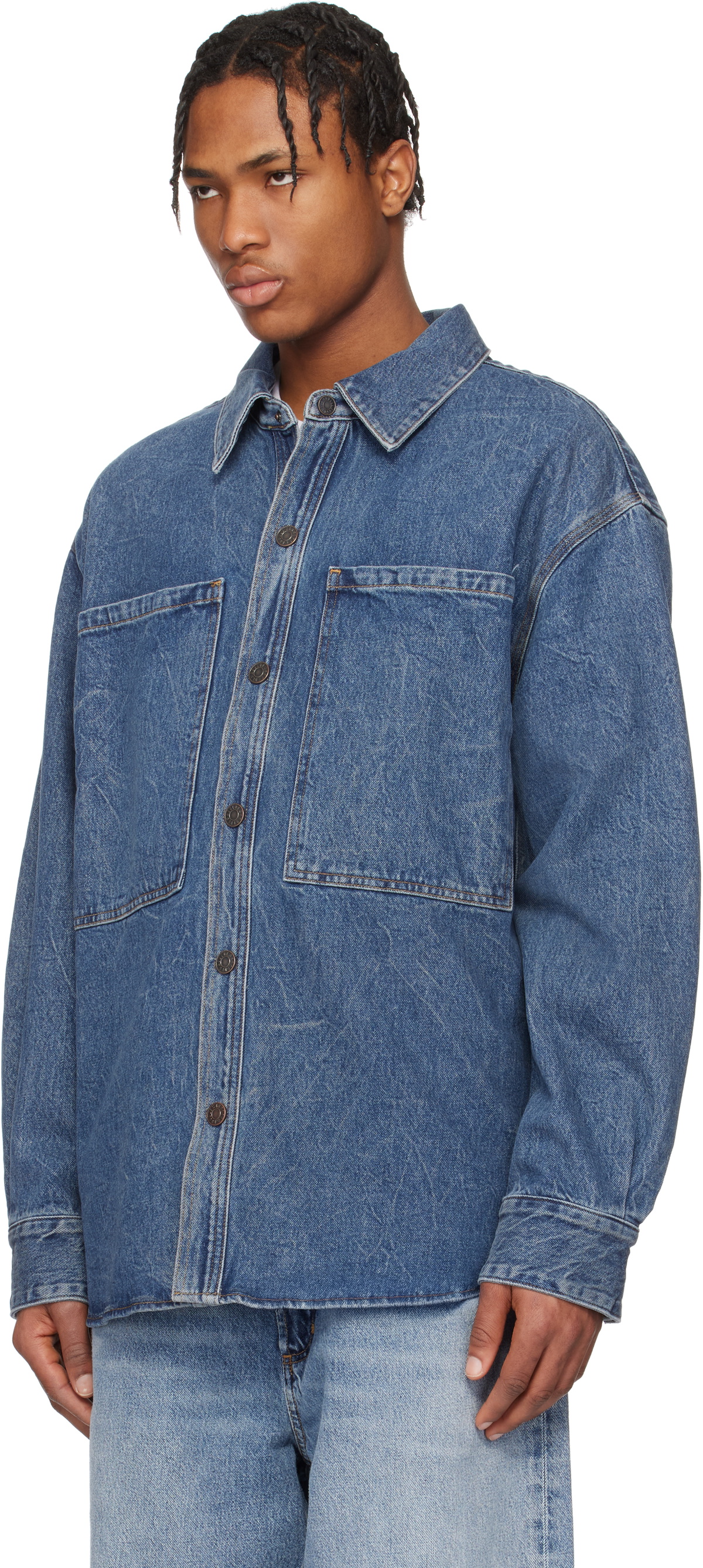 AGOLDE Blue Atticus Denim Jacket